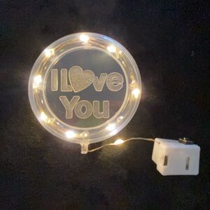 Bundle sign “I Love You” Led Light For Celebrations, Mother’s Day, Parties